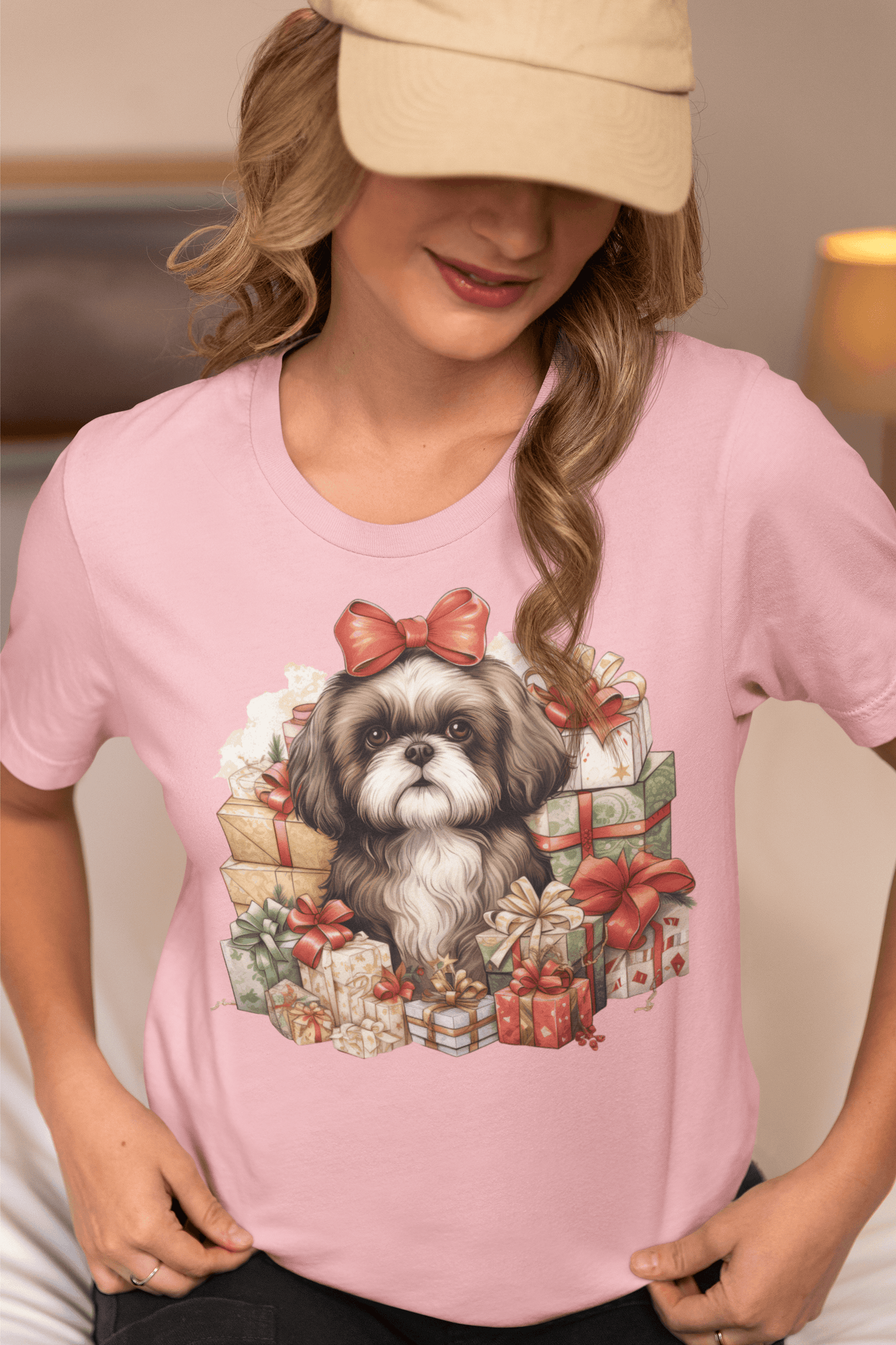 Christmas Gifts Shih Tzu T-Shirt – Perfect Holiday Gift for Dog Lovers - Shih Tzu Gifts