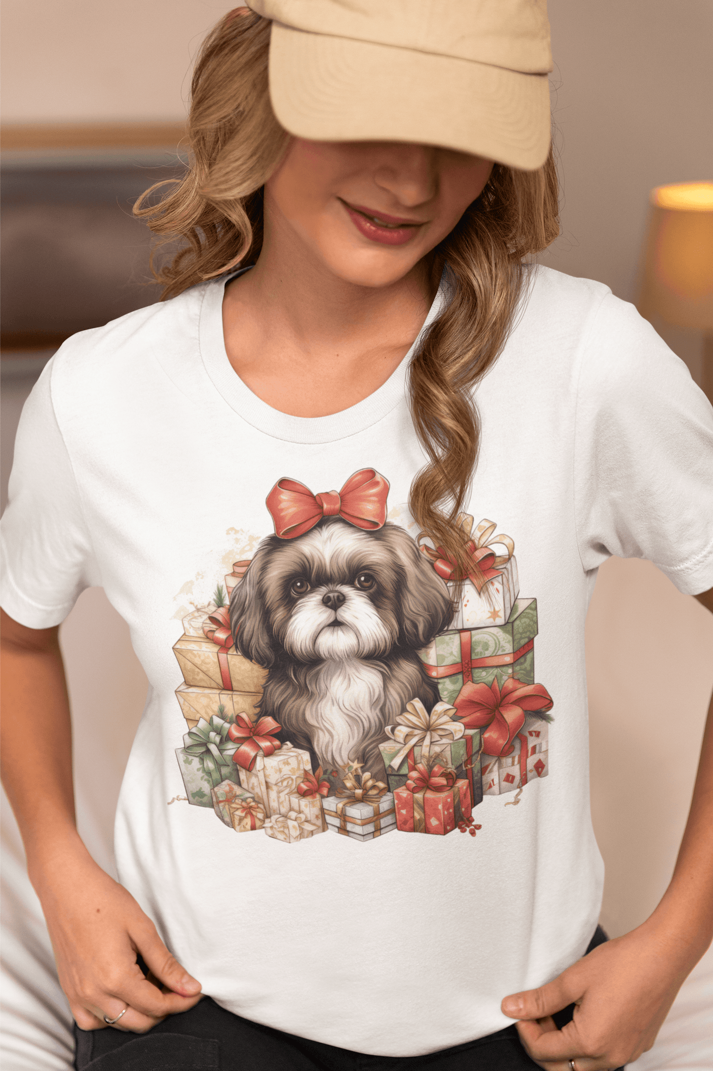 Christmas Gifts Shih Tzu T-Shirt – Perfect Holiday Gift for Dog Lovers - Shih Tzu Gifts