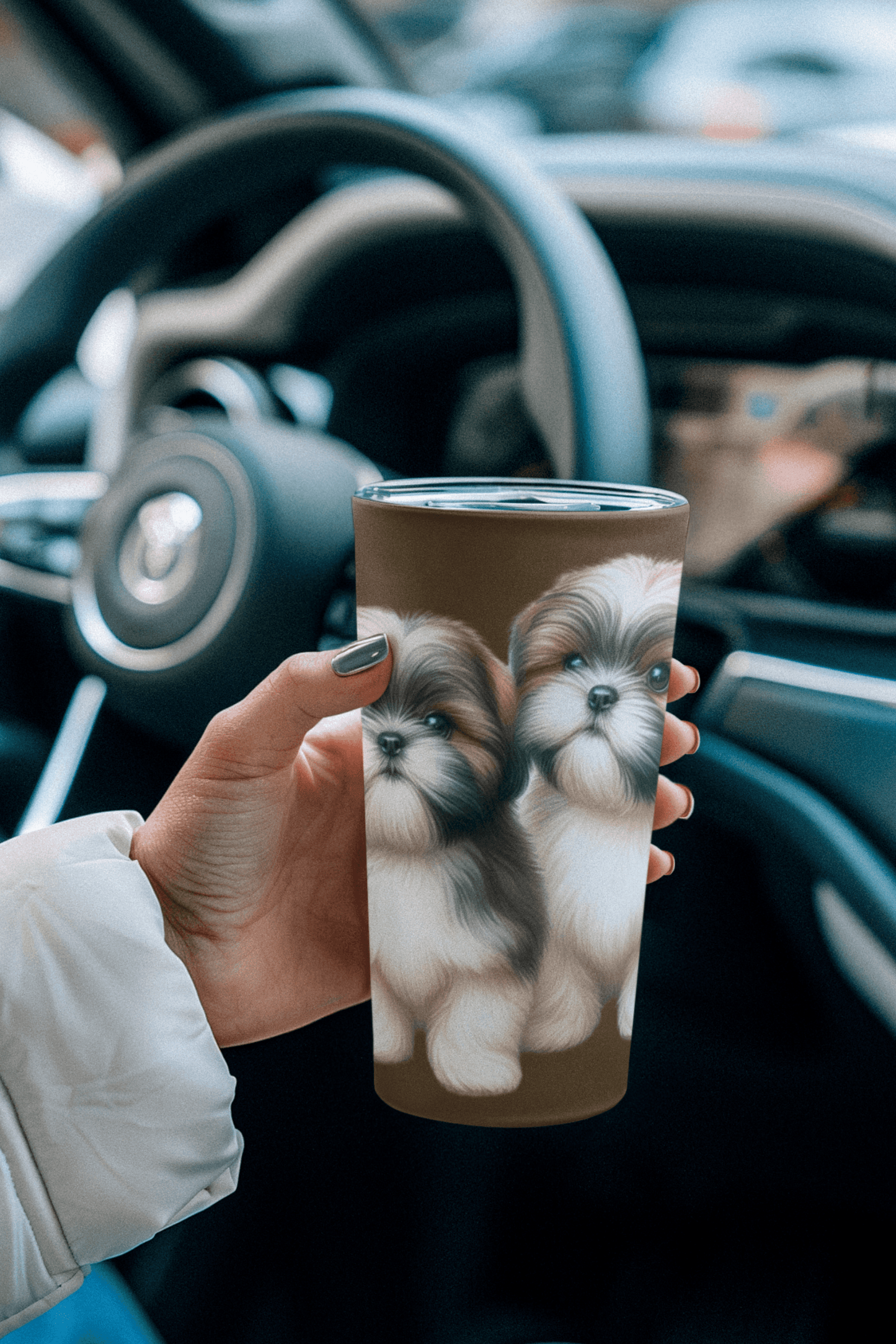 Two Babies Shih Tzu Tumbler - Shih Tzu Gifts