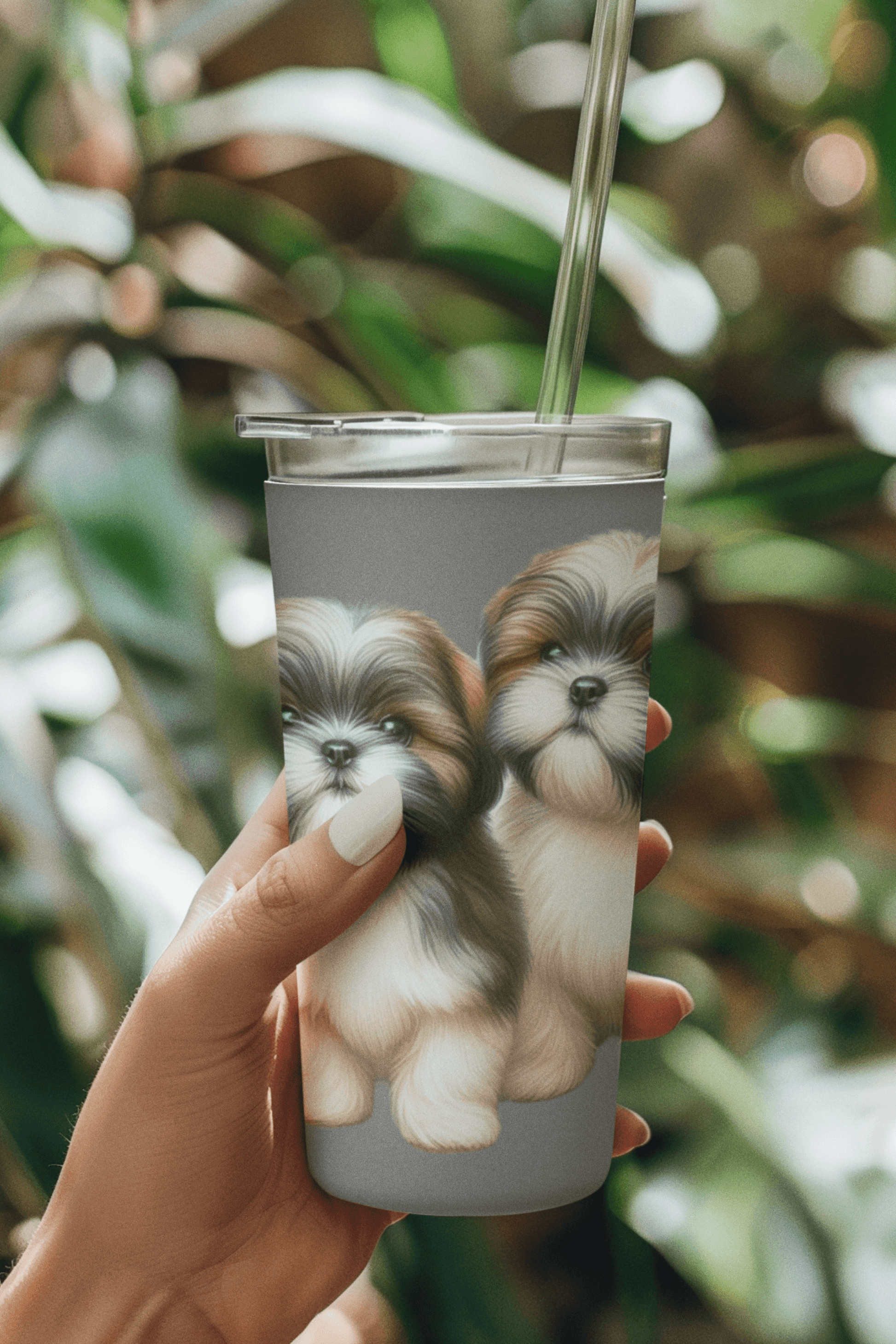 Two Babies Shih Tzu Tumbler - Shih Tzu Gifts