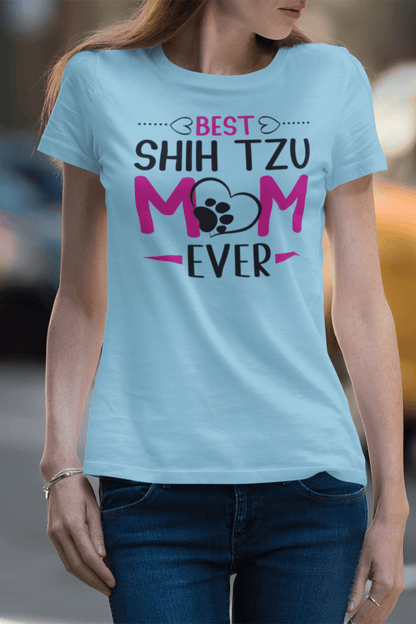 Best Shih Tzu Mom Ever T-Shirt – Perfect Gift for Shih Tzu Lovers - Shih Tzu Gifts