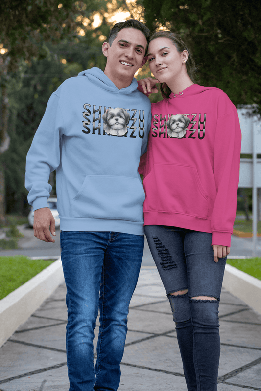 Shih Tzu Stack Hoodie - Cozy Gift for Shih Tzu Lovers, Moms, and Sisters