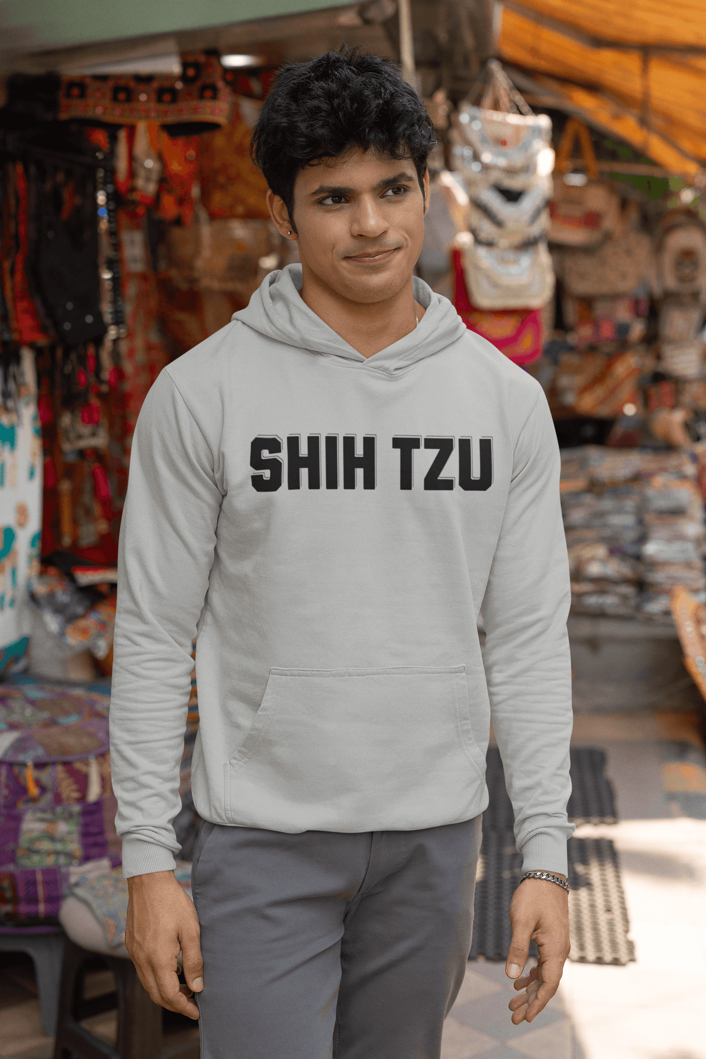 Shih Tzu Text Hoodie - Cozy Gift for Shih Tzu Lovers & Dog Owners