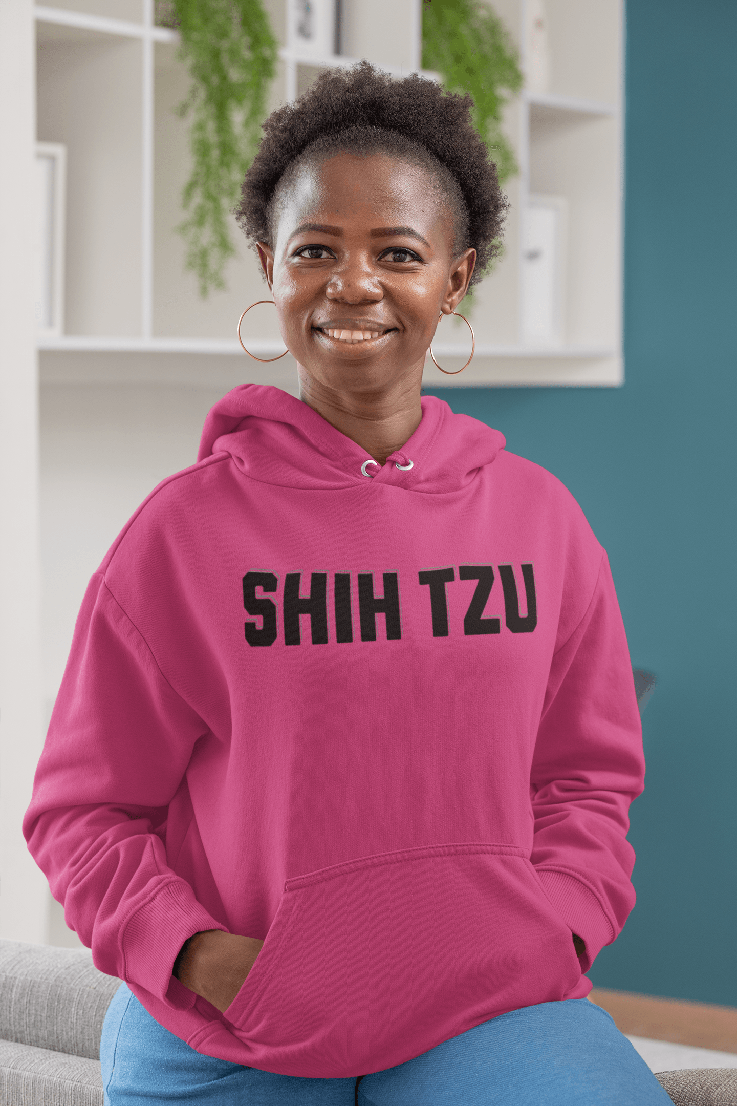 Shih Tzu Text Hoodie - Cozy Gift for Shih Tzu Lovers & Dog Owners