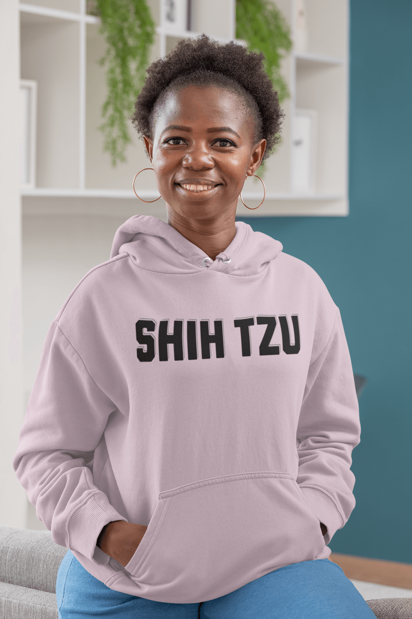 Shih Tzu Text Hoodie - Cozy Gift for Shih Tzu Lovers & Dog Owners