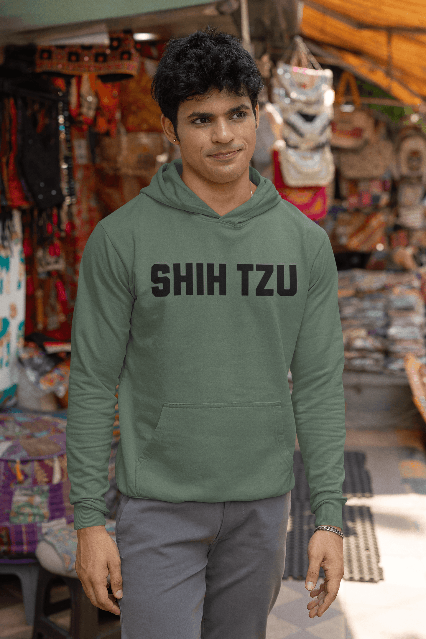 Shih Tzu Text Hoodie - Cozy Gift for Shih Tzu Lovers & Dog Owners