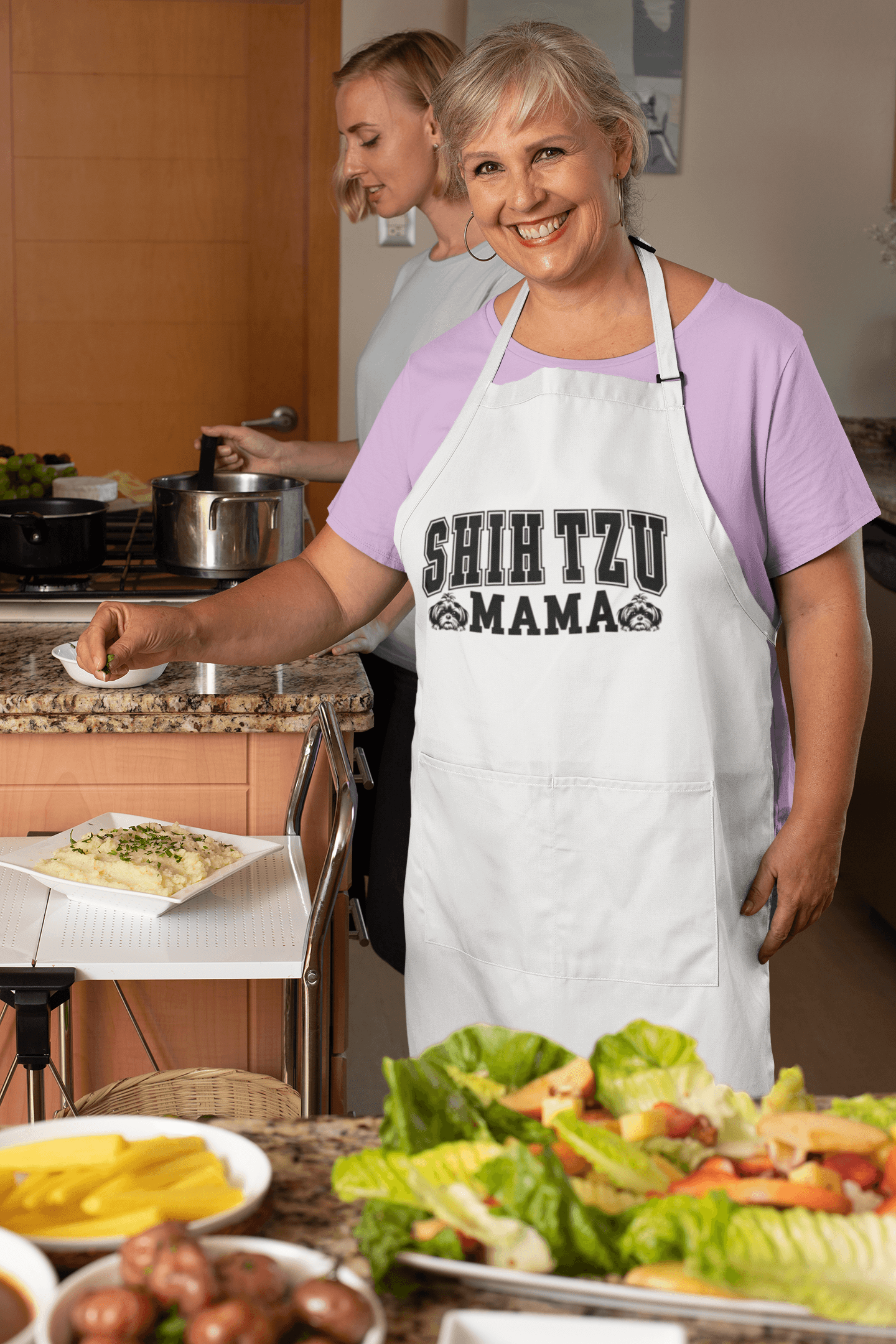 Shih Tzu Mama Apron - Shih Tzu Gifts