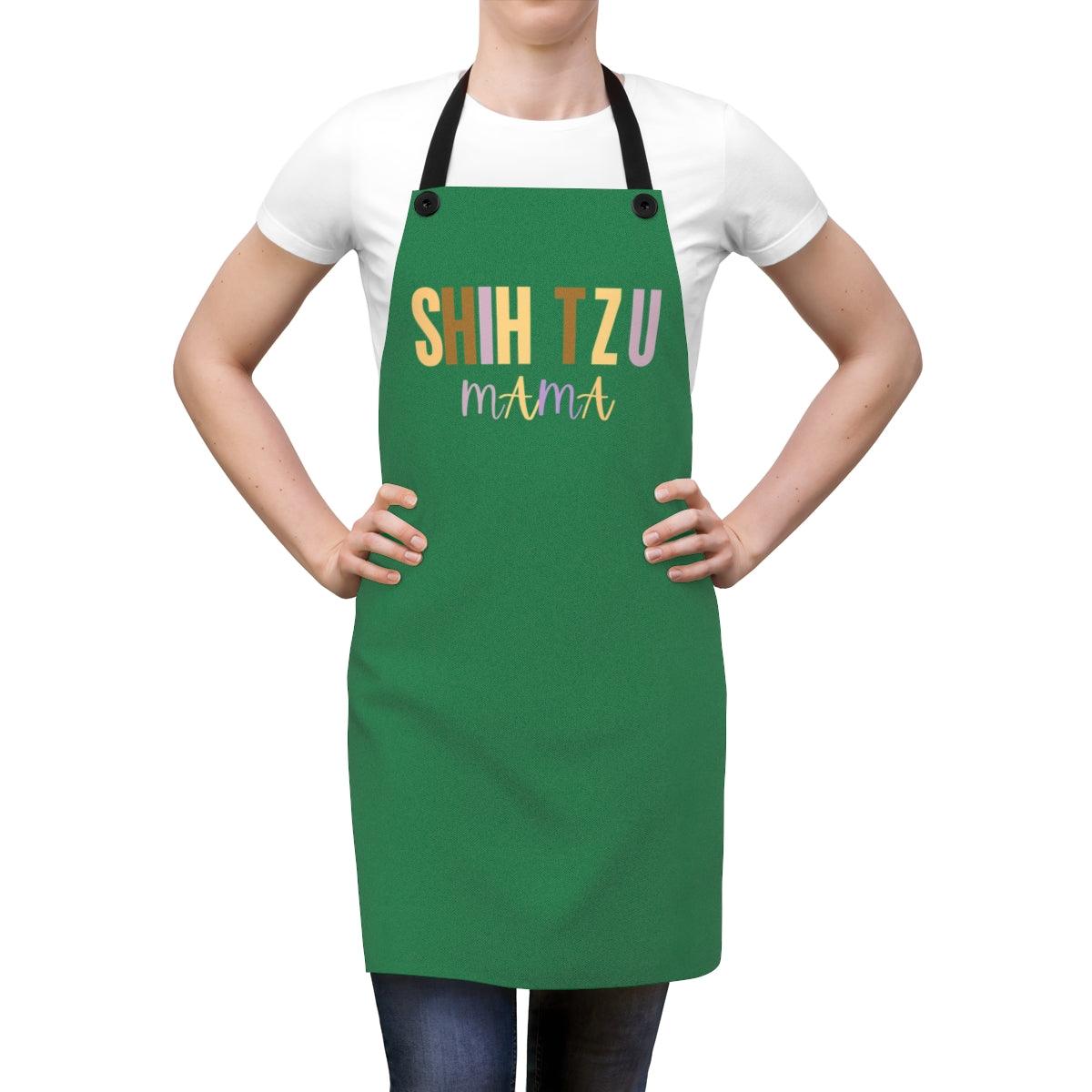 Shih Tzu Mama Words Apron - Shih Tzu Gifts