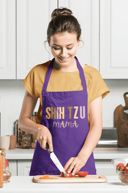 Shih Tzu Mama Words Apron - Shih Tzu Gifts