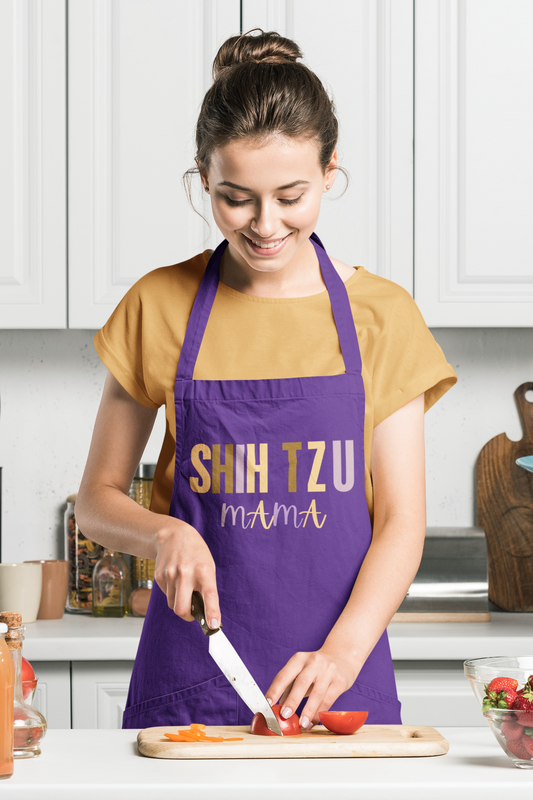 Shih Tzu Mama Words Apron