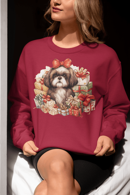 Christmas Gifts Shih Tzu Sweatshirt - Shih Tzu Gifts