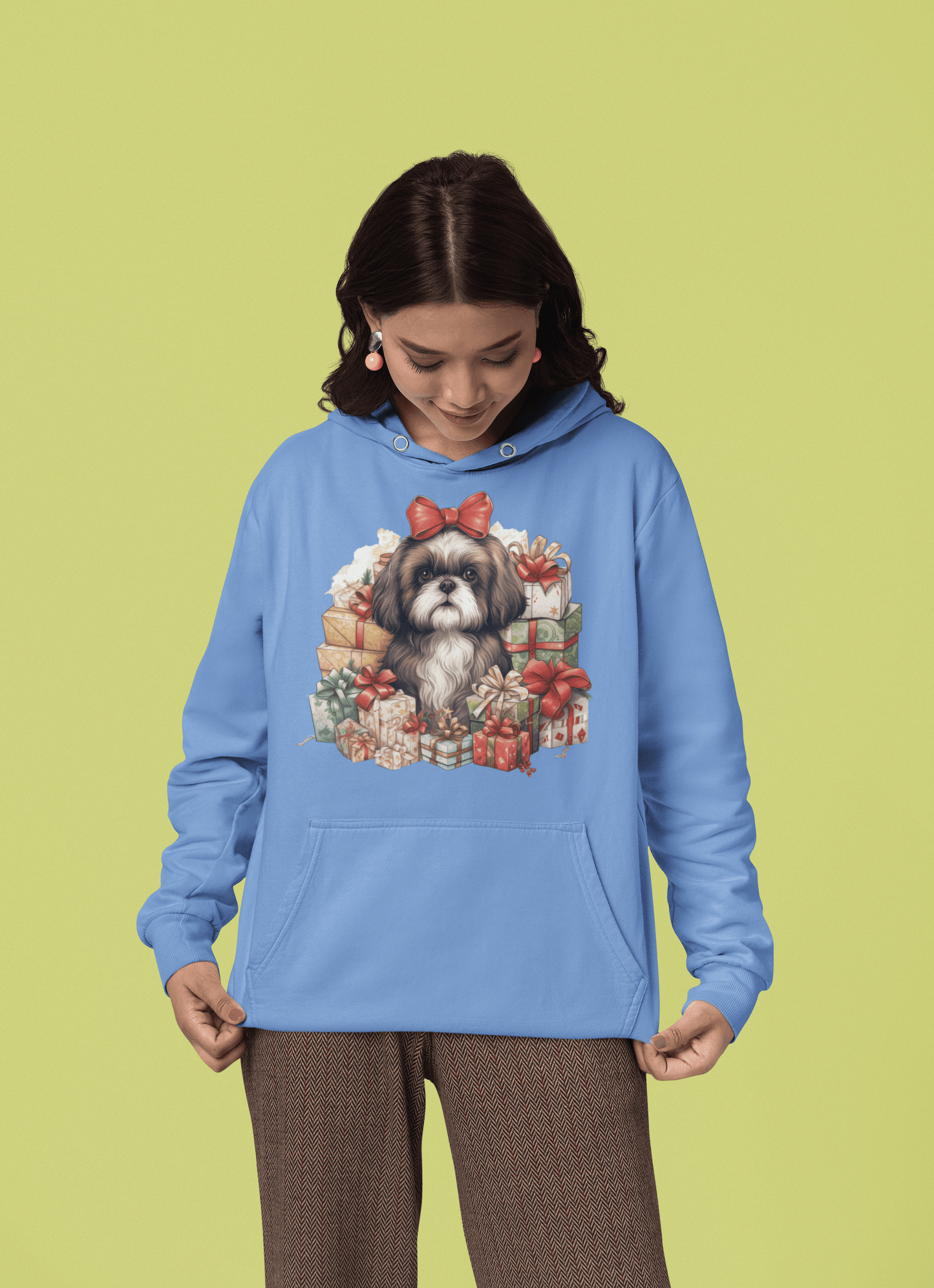 Christmas Gifts Shih Tzu Hooded Sweatshirt - Shih Tzu Gifts