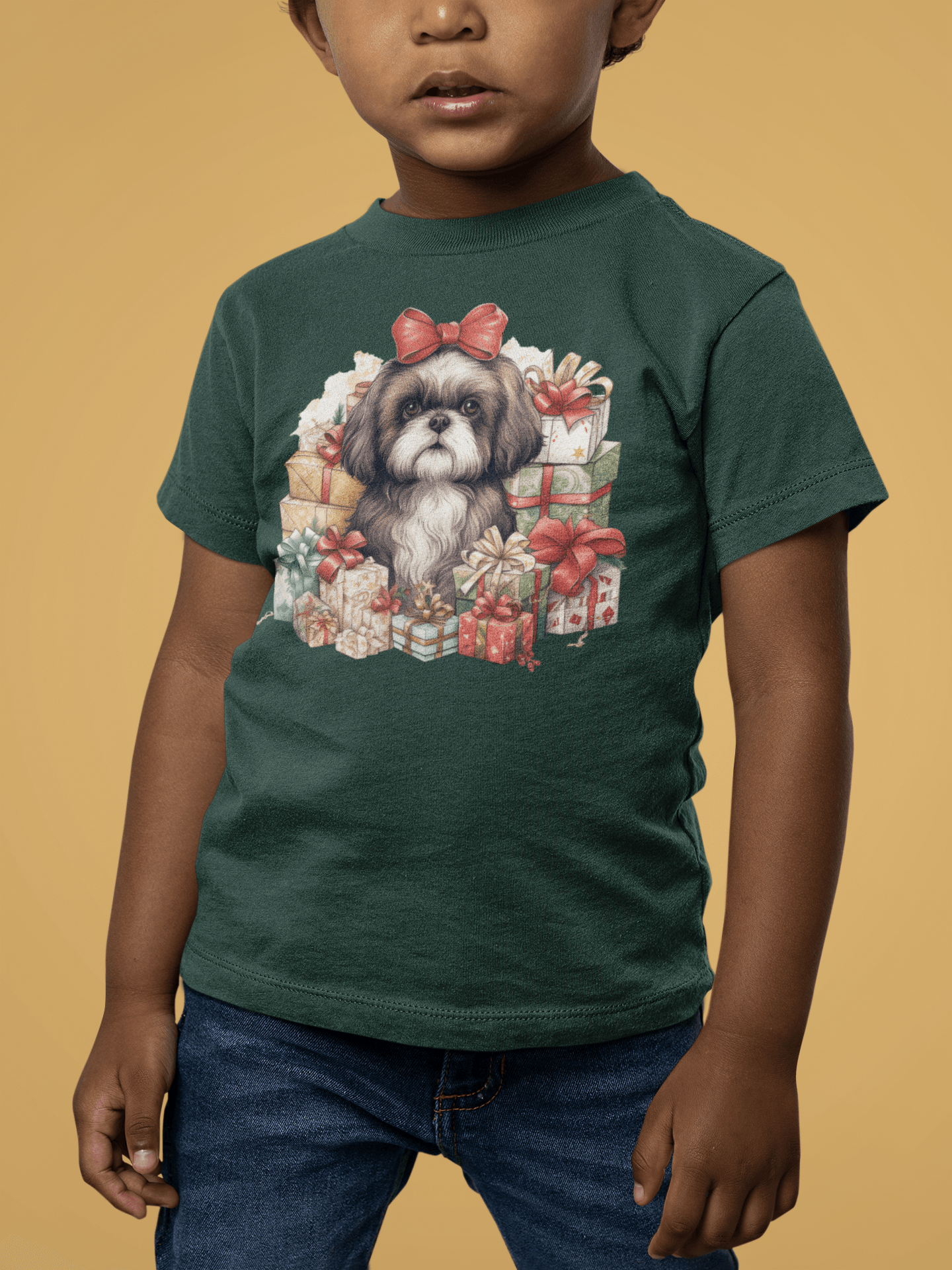 Christmas Gifts Shih Tzu Short Sleeve Tee - Shih Tzu Gifts