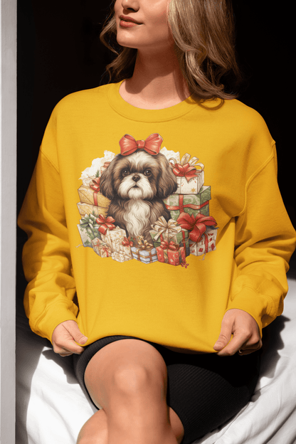 Christmas Gifts Shih Tzu Sweatshirt - Shih Tzu Gifts