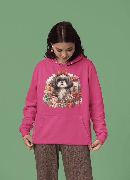 Christmas Gifts Shih Tzu Hooded Sweatshirt - Shih Tzu Gifts