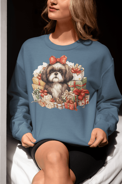 Christmas Gifts Shih Tzu Sweatshirt - Shih Tzu Gifts