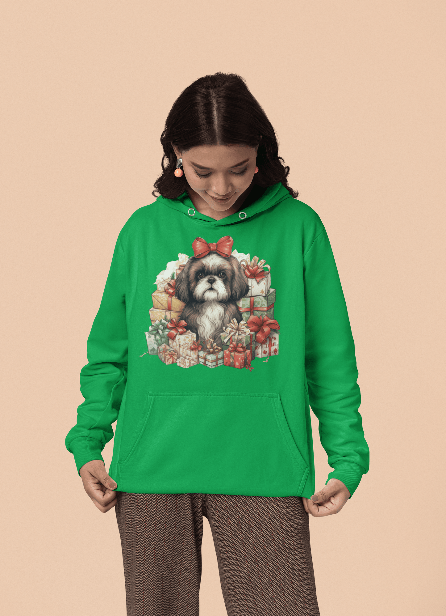 Christmas Gifts Shih Tzu Hooded Sweatshirt - Shih Tzu Gifts