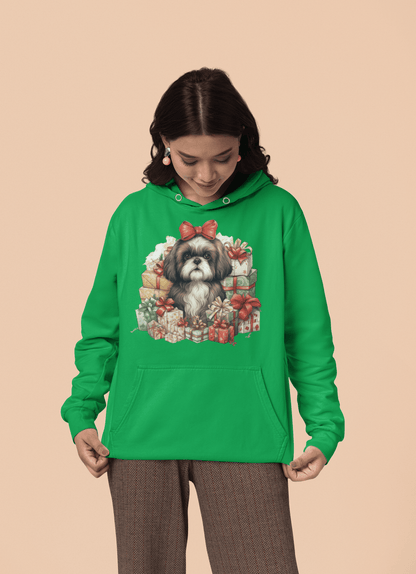 Christmas Gifts Shih Tzu Hooded Sweatshirt - Shih Tzu Gifts