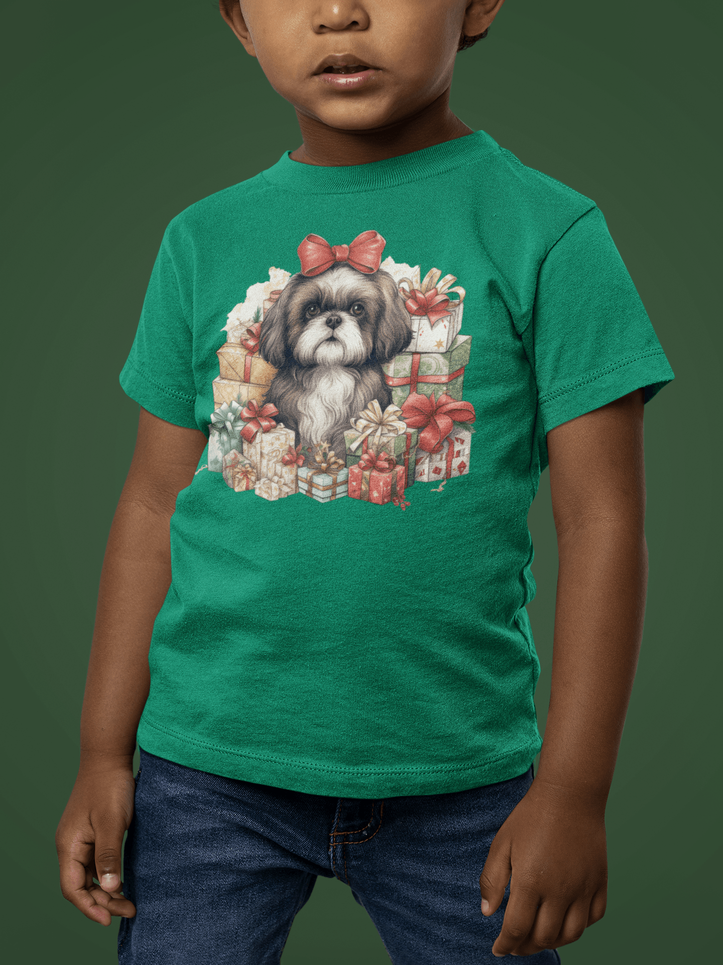 Christmas Gifts Shih Tzu Short Sleeve Tee - Shih Tzu Gifts