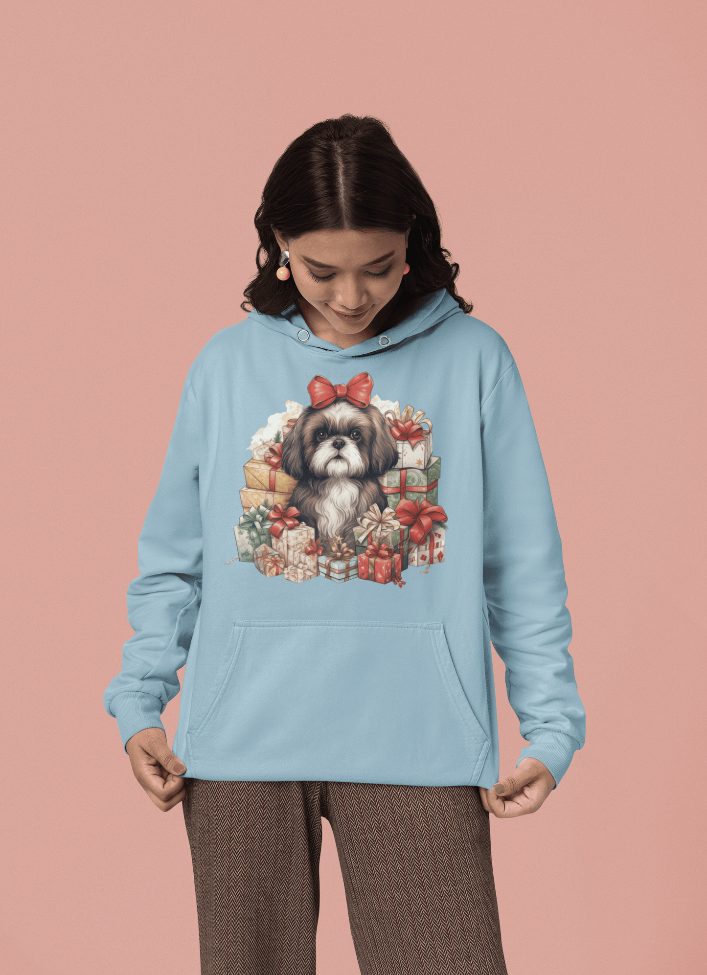 Christmas Gifts Shih Tzu Hooded Sweatshirt - Shih Tzu Gifts