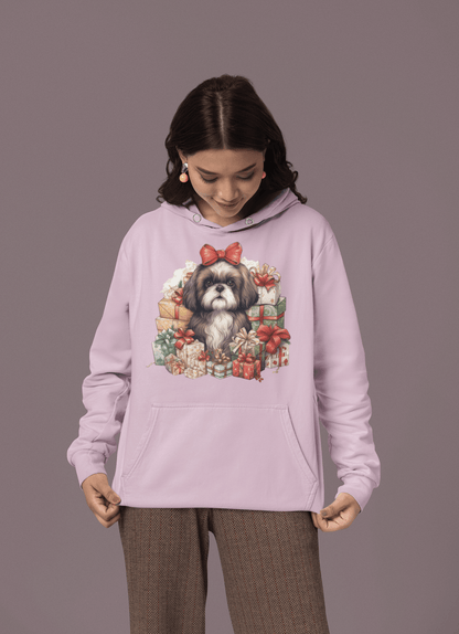 Christmas Gifts Shih Tzu Hooded Sweatshirt - Shih Tzu Gifts