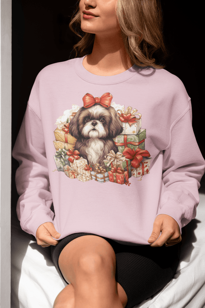 Christmas Gifts Shih Tzu Sweatshirt - Shih Tzu Gifts