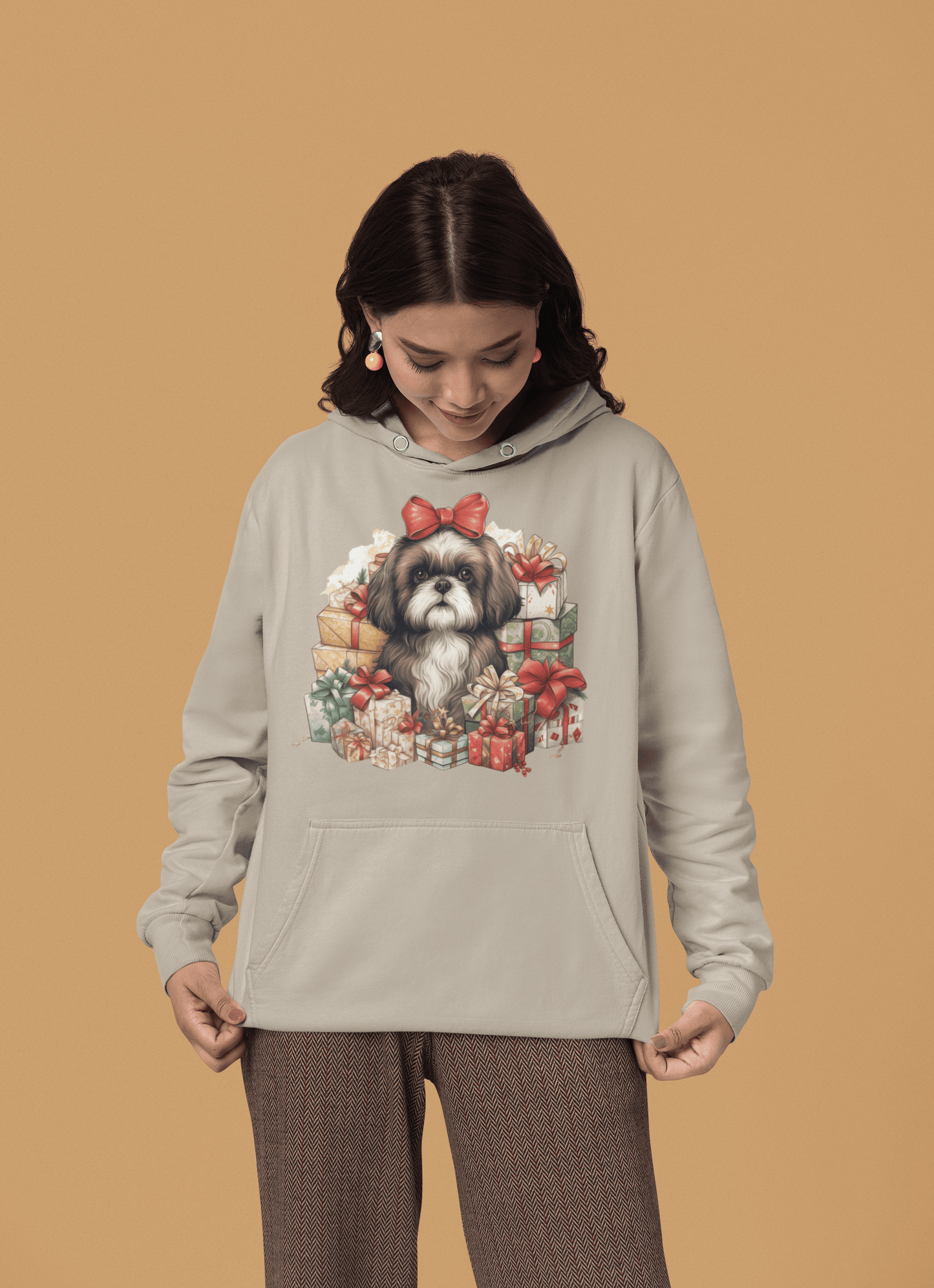 Christmas Gifts Shih Tzu Hooded Sweatshirt - Shih Tzu Gifts