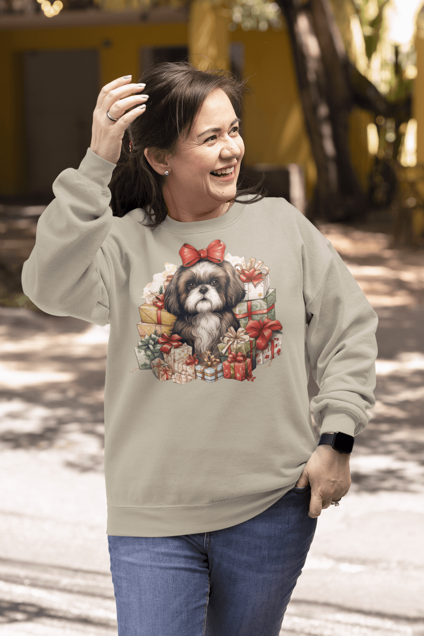 Christmas Gifts Shih Tzu Sweatshirt - Shih Tzu Gifts