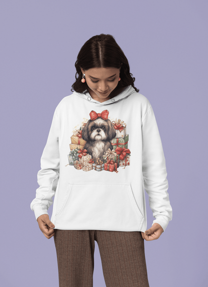 Christmas Gifts Shih Tzu Hooded Sweatshirt - Shih Tzu Gifts