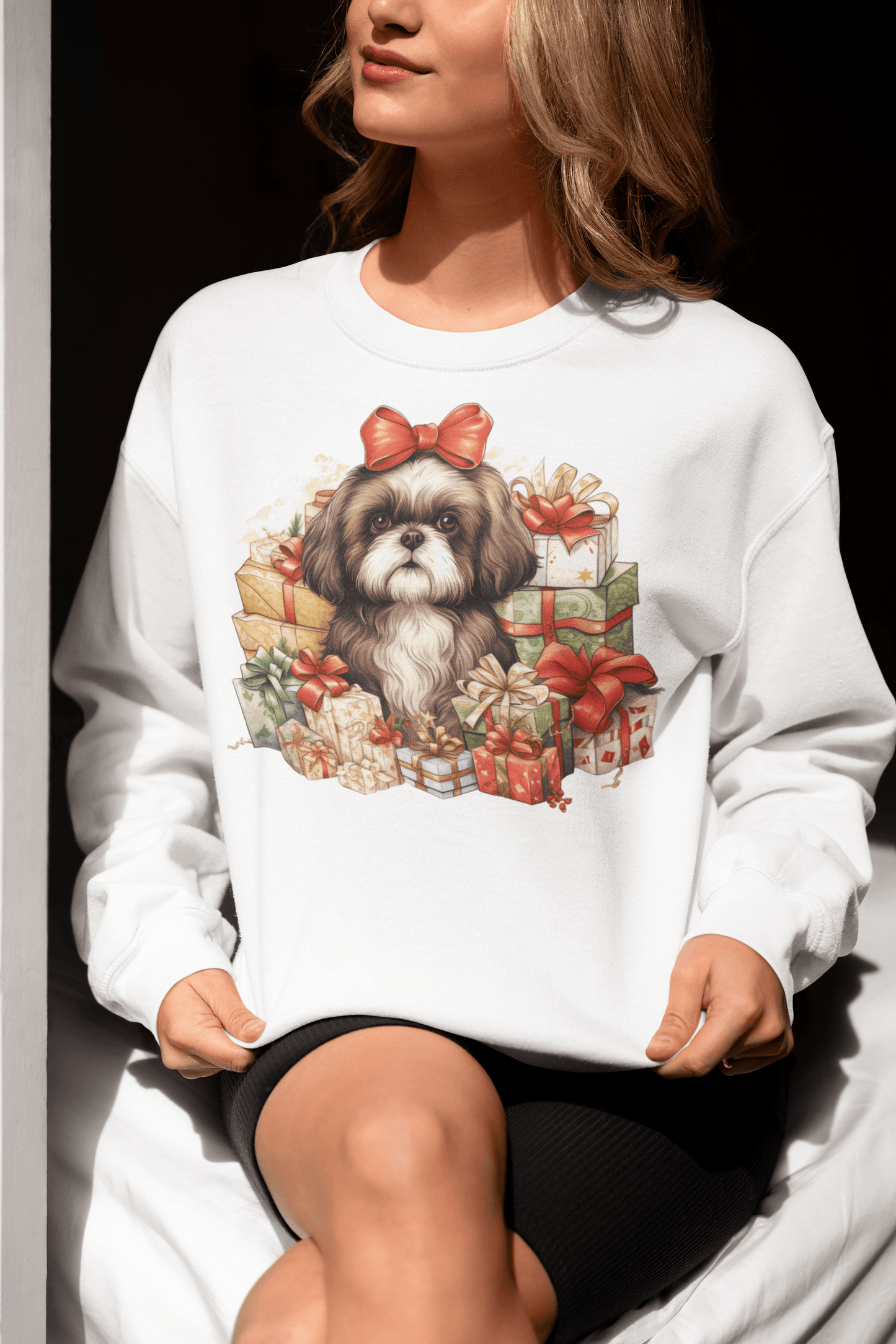 Christmas Gifts Shih Tzu Sweatshirt - Shih Tzu Gifts