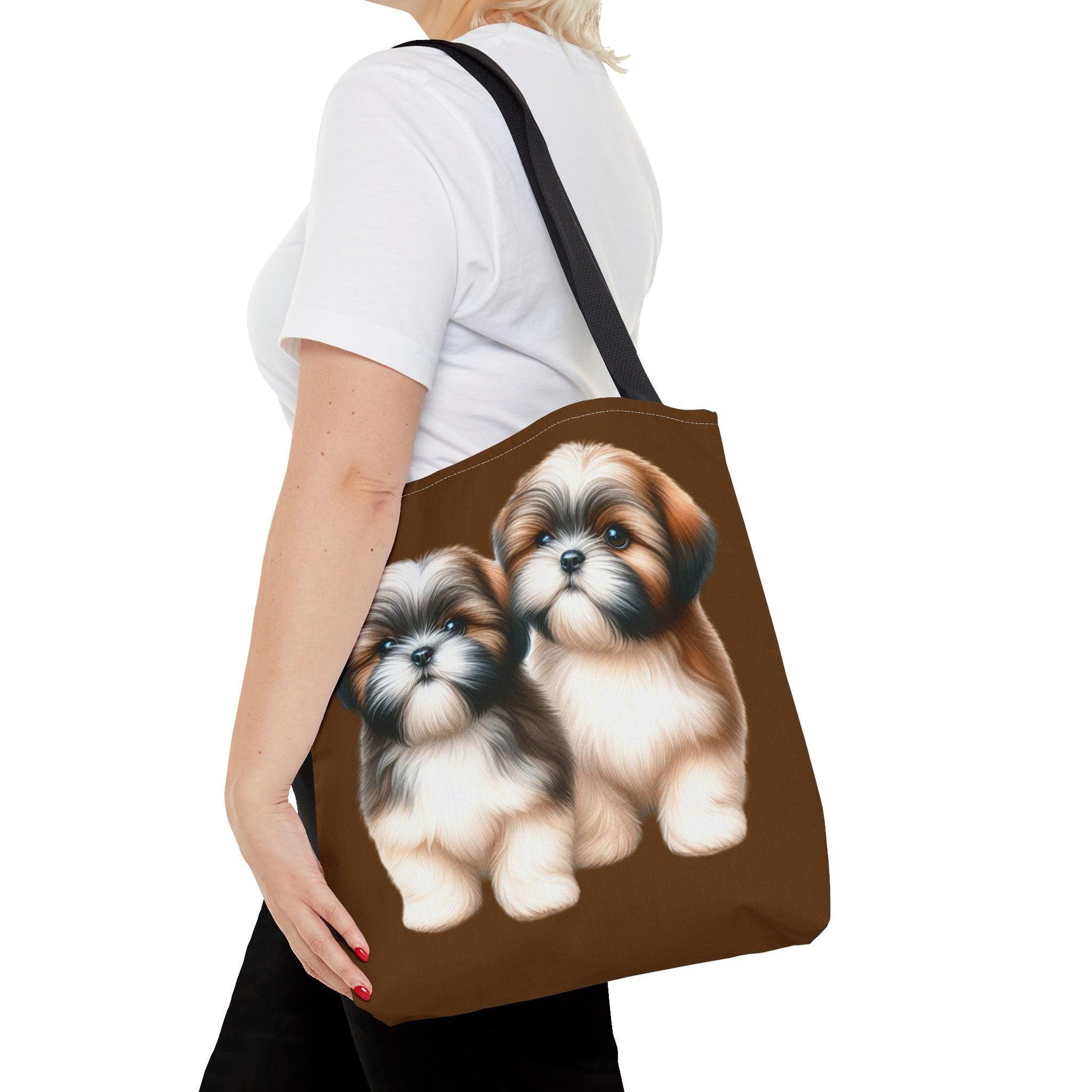 Two Babies Shih Tzu Tote Bag - Shih Tzu Gifts