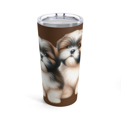 Two Babies Shih Tzu Tumbler - Shih Tzu Gifts