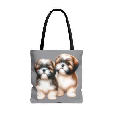 Two Babies Shih Tzu Tote Bag - Shih Tzu Gifts