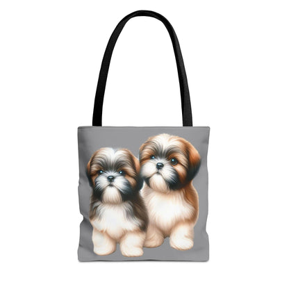 Two Babies Shih Tzu Tote Bag - Shih Tzu Gifts