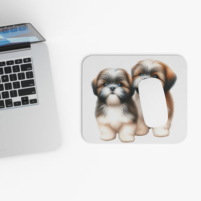 Two Babies Shih Tzu Mouse Pad