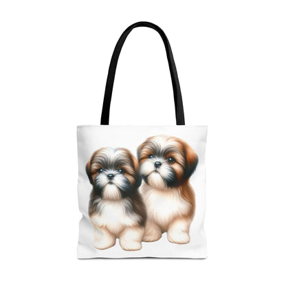 Two Babies Shih Tzu Tote Bag - Shih Tzu Gifts