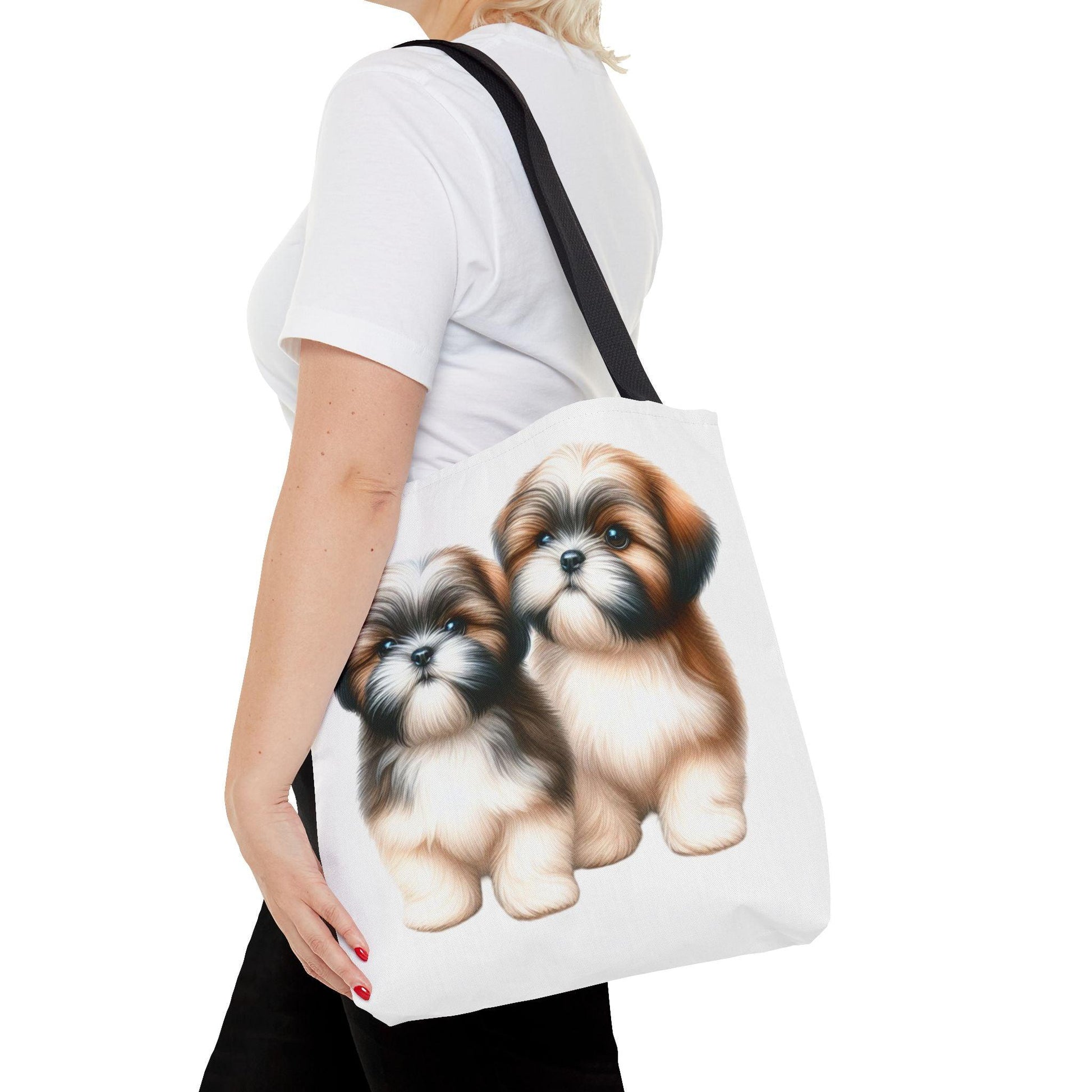 Two Babies Shih Tzu Tote Bag - Shih Tzu Gifts