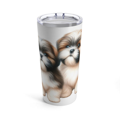 Two Babies Shih Tzu Tumbler - Shih Tzu Gifts