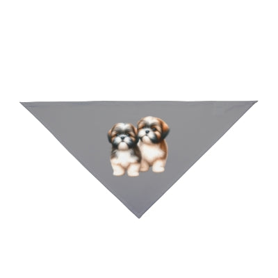 Two Babies Shih Tzu Pet Bandana