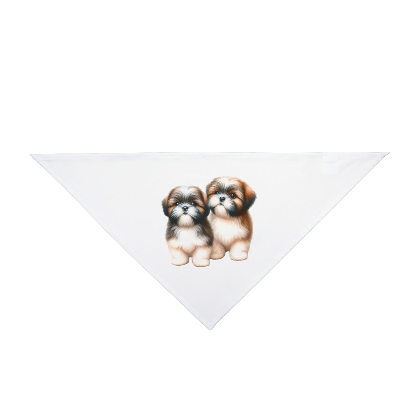 Two Babies Shih Tzu Pet Bandana