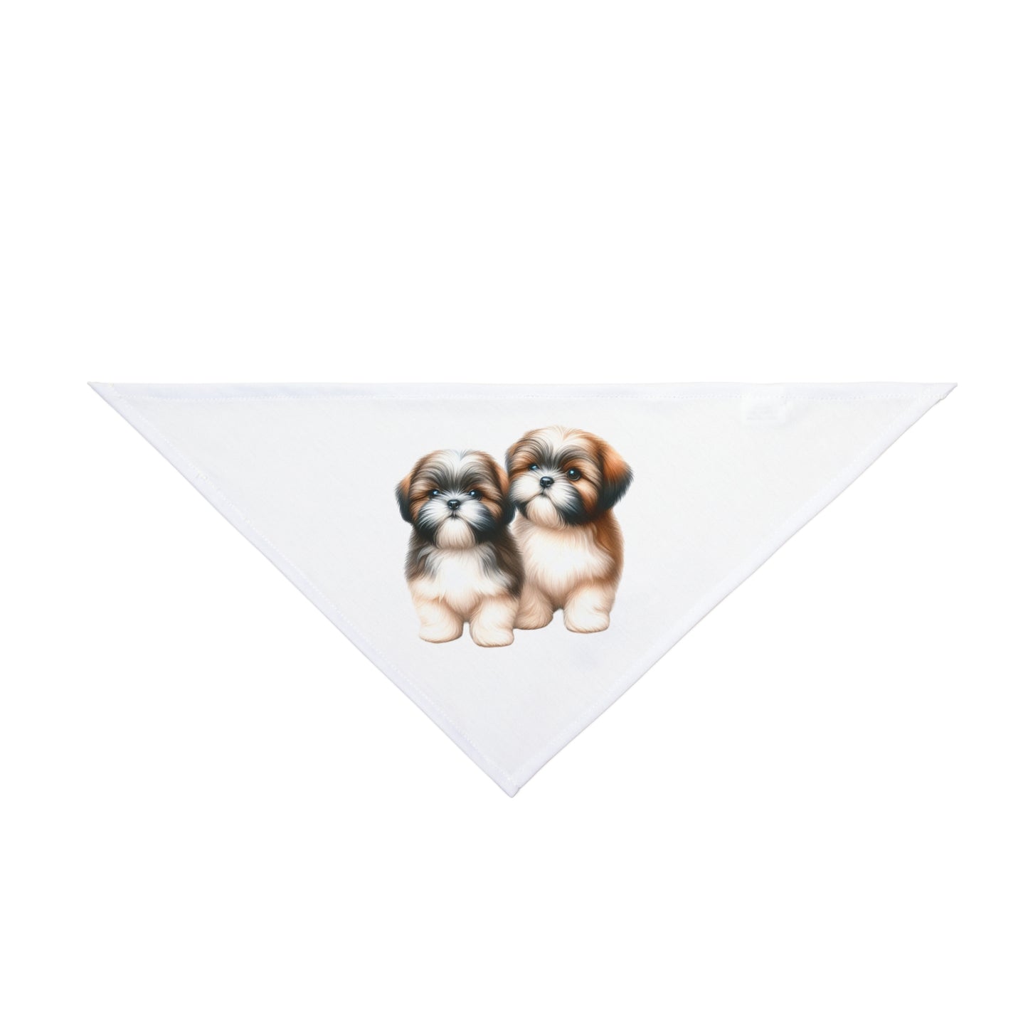 Two Babies Shih Tzu Pet Bandana