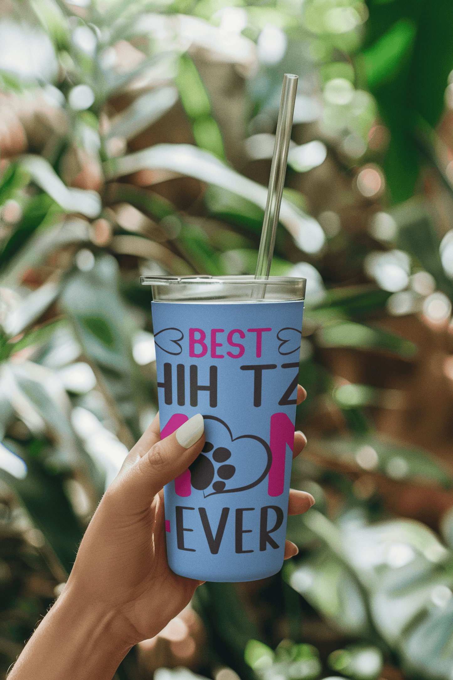 Best Shih Tzu Mom Ever Tumbler - Shih Tzu Gifts