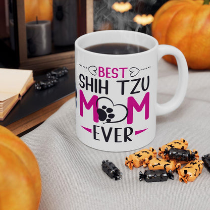 Best Shih Tzu Mom Ever Mug - Shih Tzu Gifts