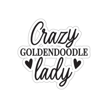 Crazy Goldendoodle Lady Sticker – Gift for Dog Moms & Doodle Fans