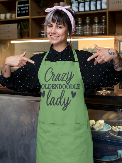 Crazy Goldendoodle Lady Apron – Fun Gift for Goldendoodle Moms