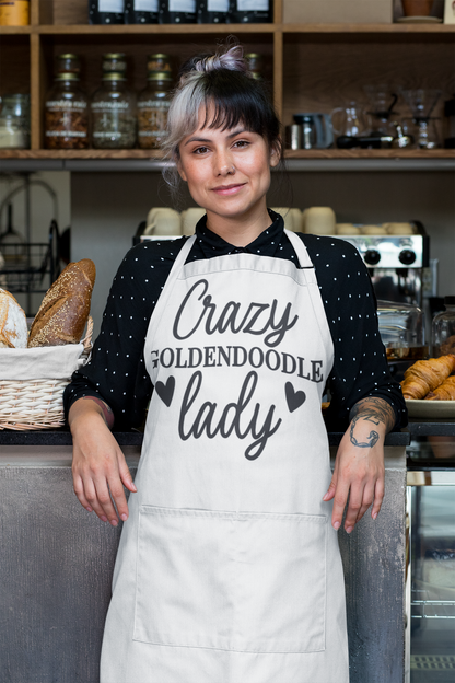 Crazy Goldendoodle Lady Apron – Fun Gift for Goldendoodle Moms