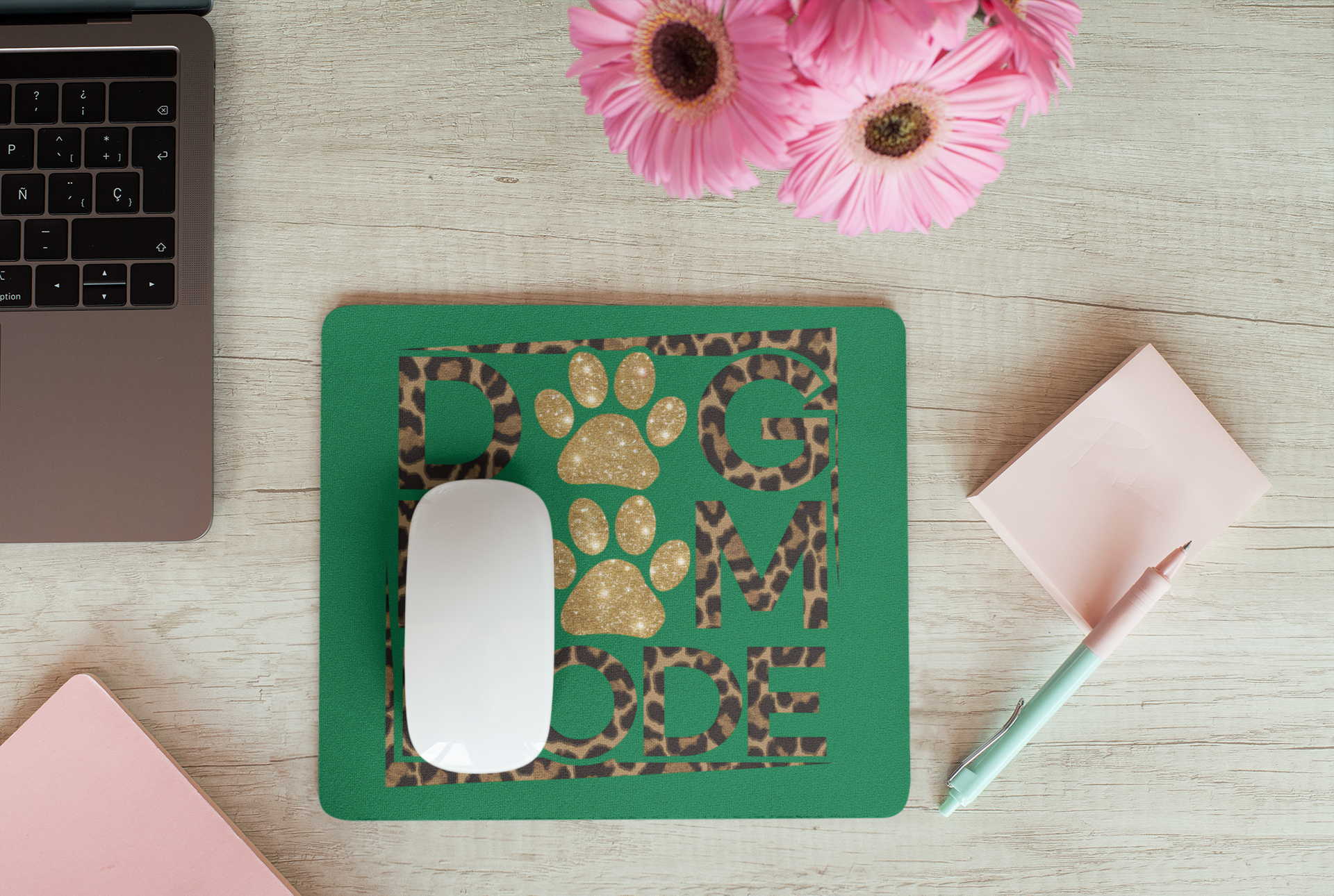 Dog Mom Mode Mouse Pad – Cute Gift for Proud Dog Moms & Pet Lovers