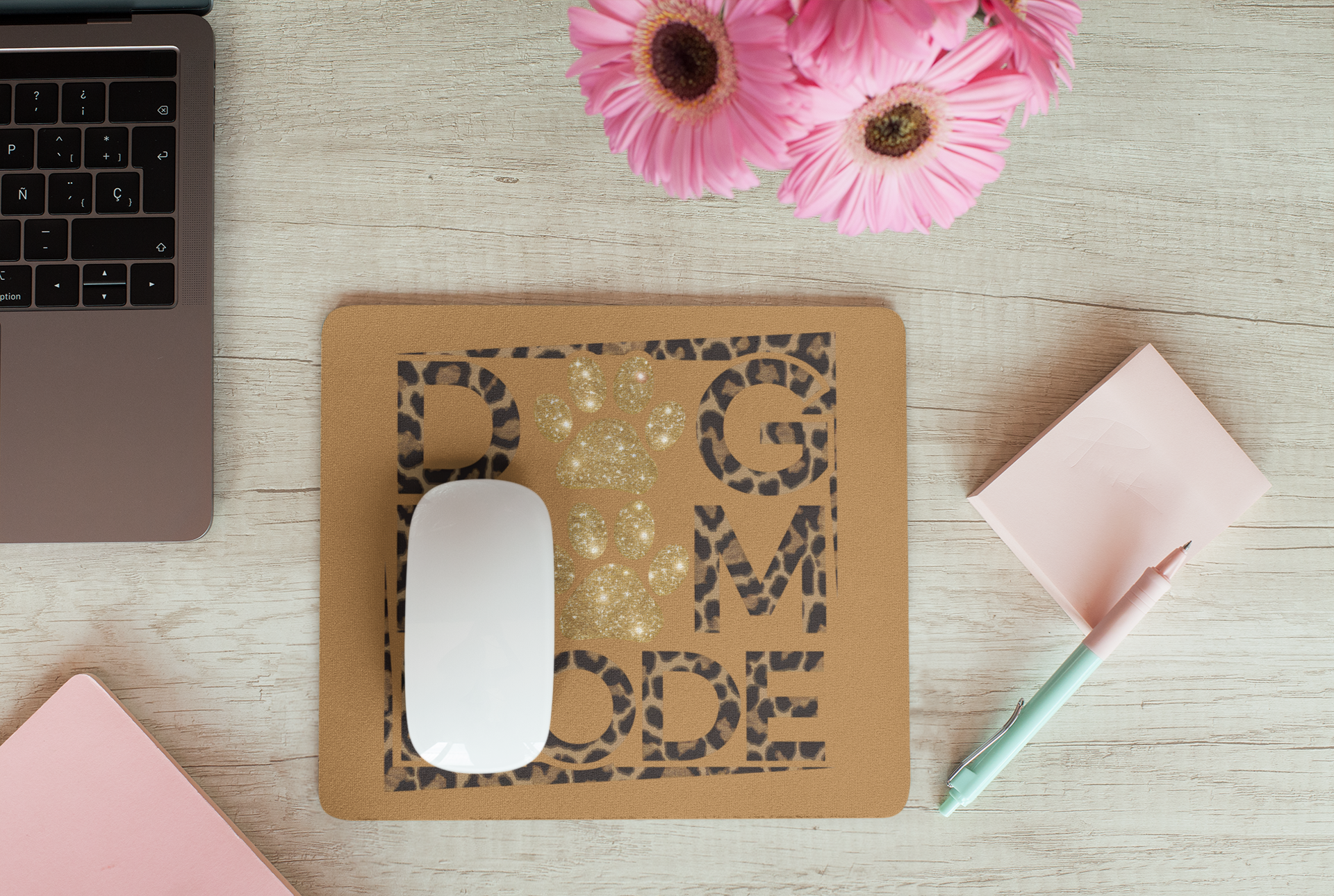 Dog Mom Mode Mouse Pad – Cute Gift for Proud Dog Moms & Pet Lovers