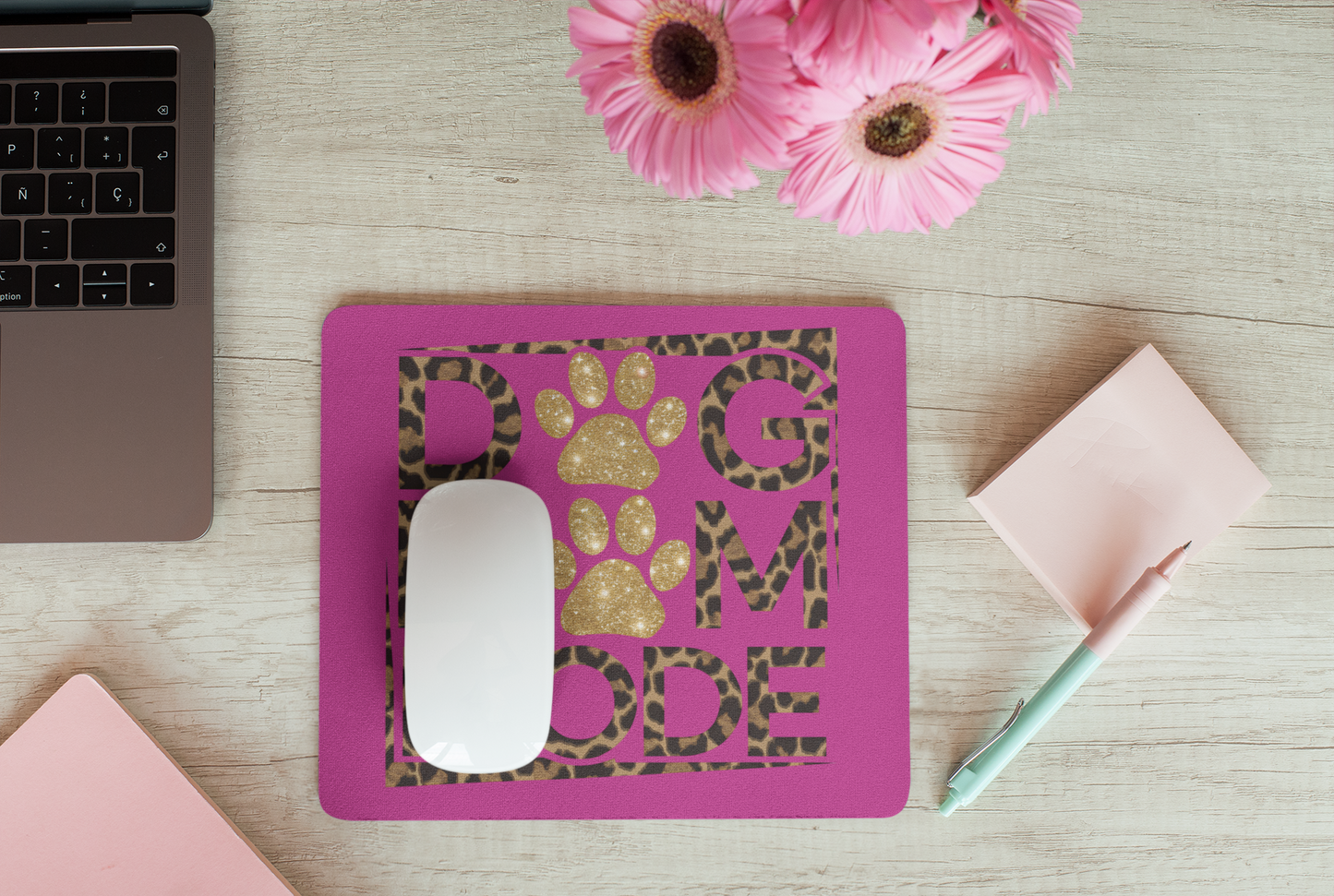Dog Mom Mode Mouse Pad – Cute Gift for Proud Dog Moms & Pet Lovers