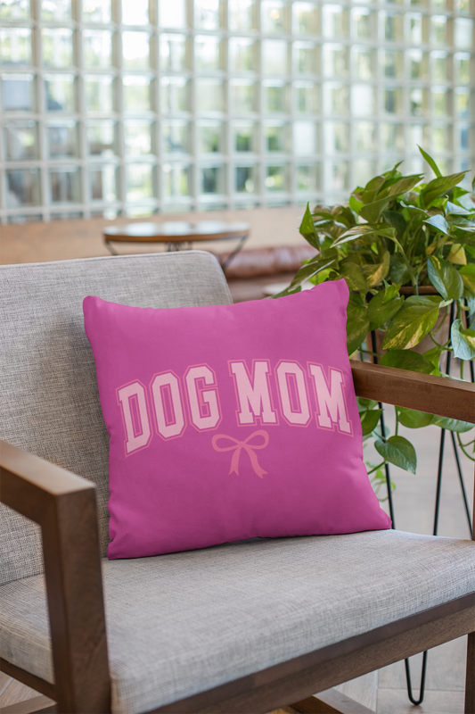 Dog Mom Pillow – Cozy Gift for Proud Dog Moms & Pet Lovers